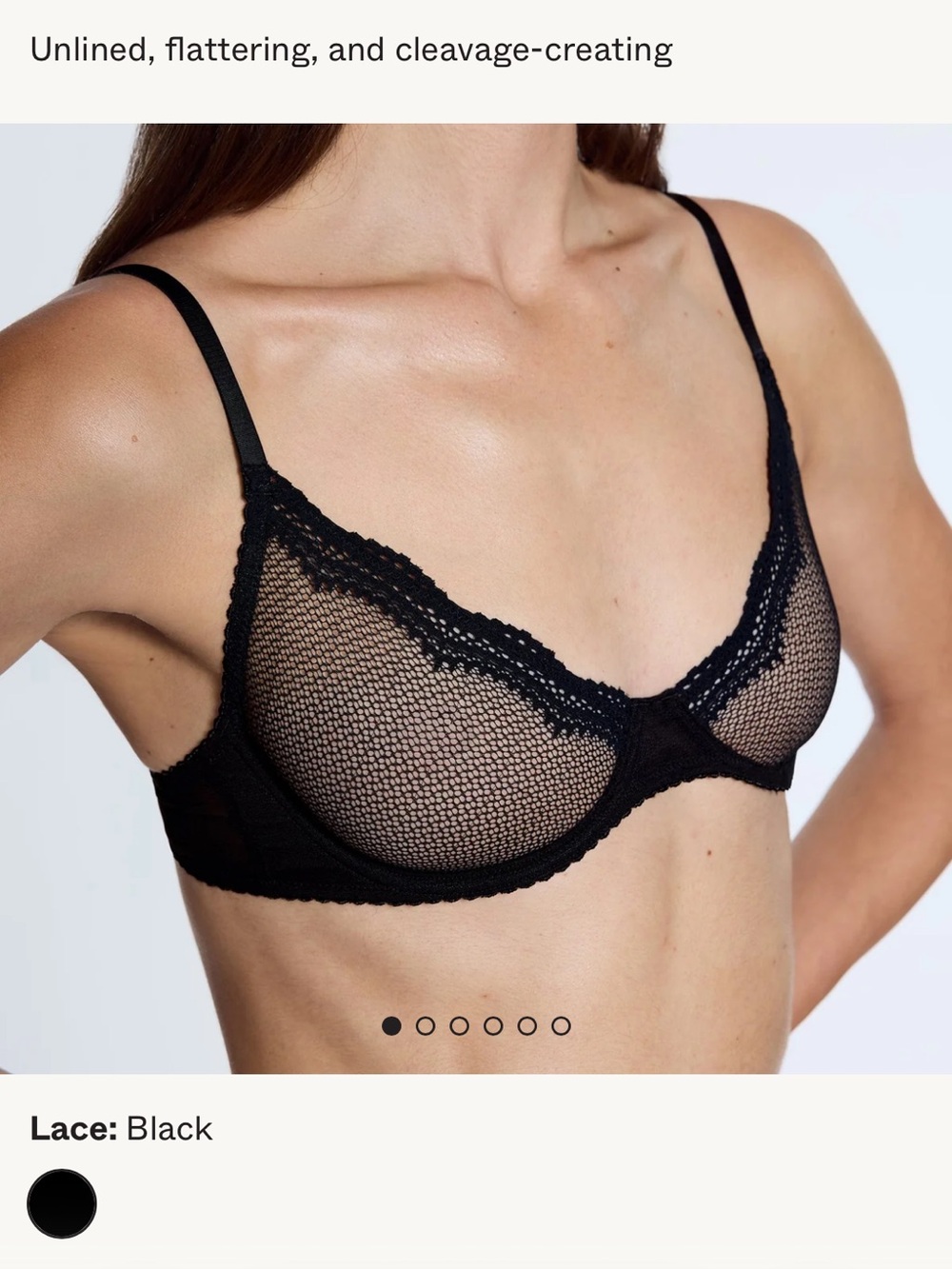 Pepper Signature Unlined Demi Bra - Red